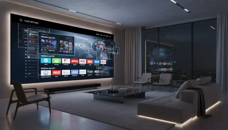 Erklärende Illustration was eine M3U-Wiedergabeliste für IPTV in Deutschland ist