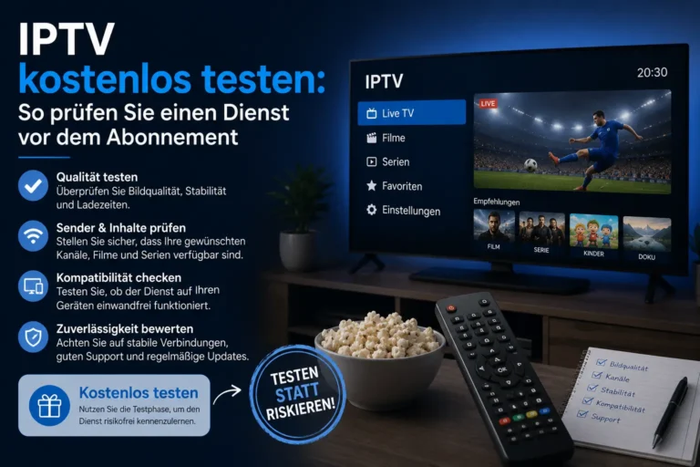 IPTV kostenlos testen: So prüfen Sie einen Dienst vor dem Abonnement