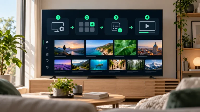 IPTV auf Samsung TV installieren: vier Schritte von der Geräteprüfung bis zur Wiedergabe